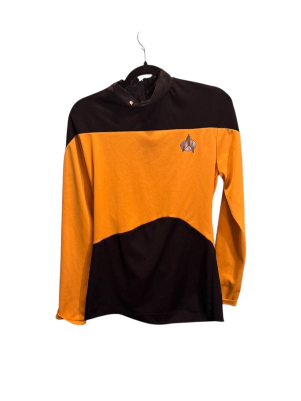 Rubie’s Star Trek Gold & Black Costume Top – Size Small